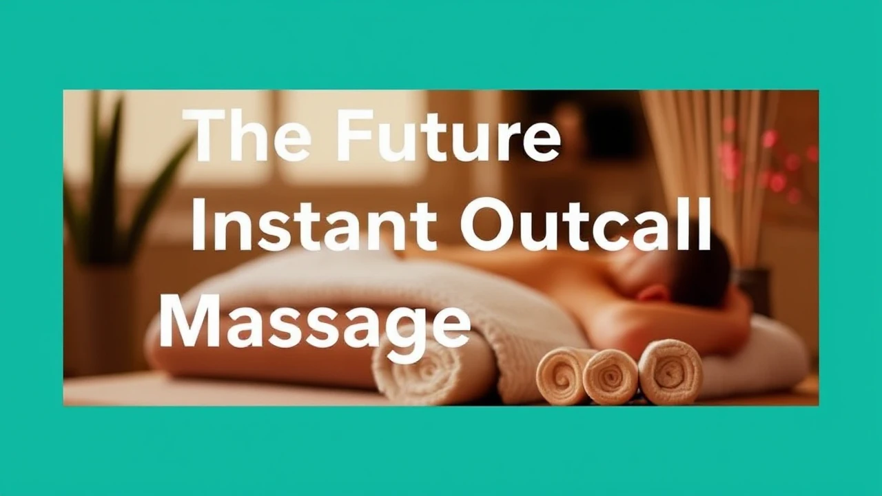 The Future of Instant Outcall Massage Services