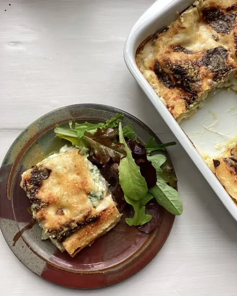 A Classic Creation for Lasagna with Zucchini and Three Cheeses